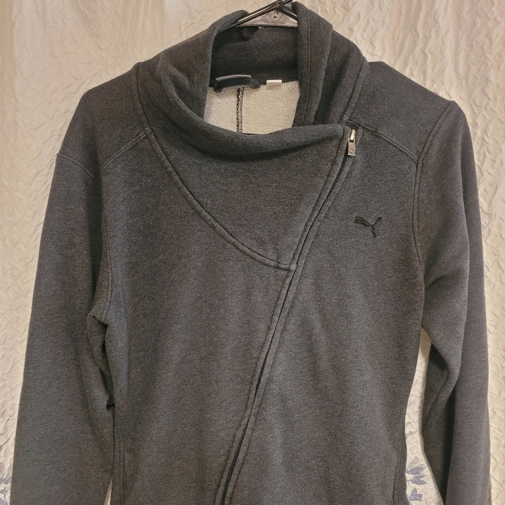 Puma asymmetrical zipper fleece